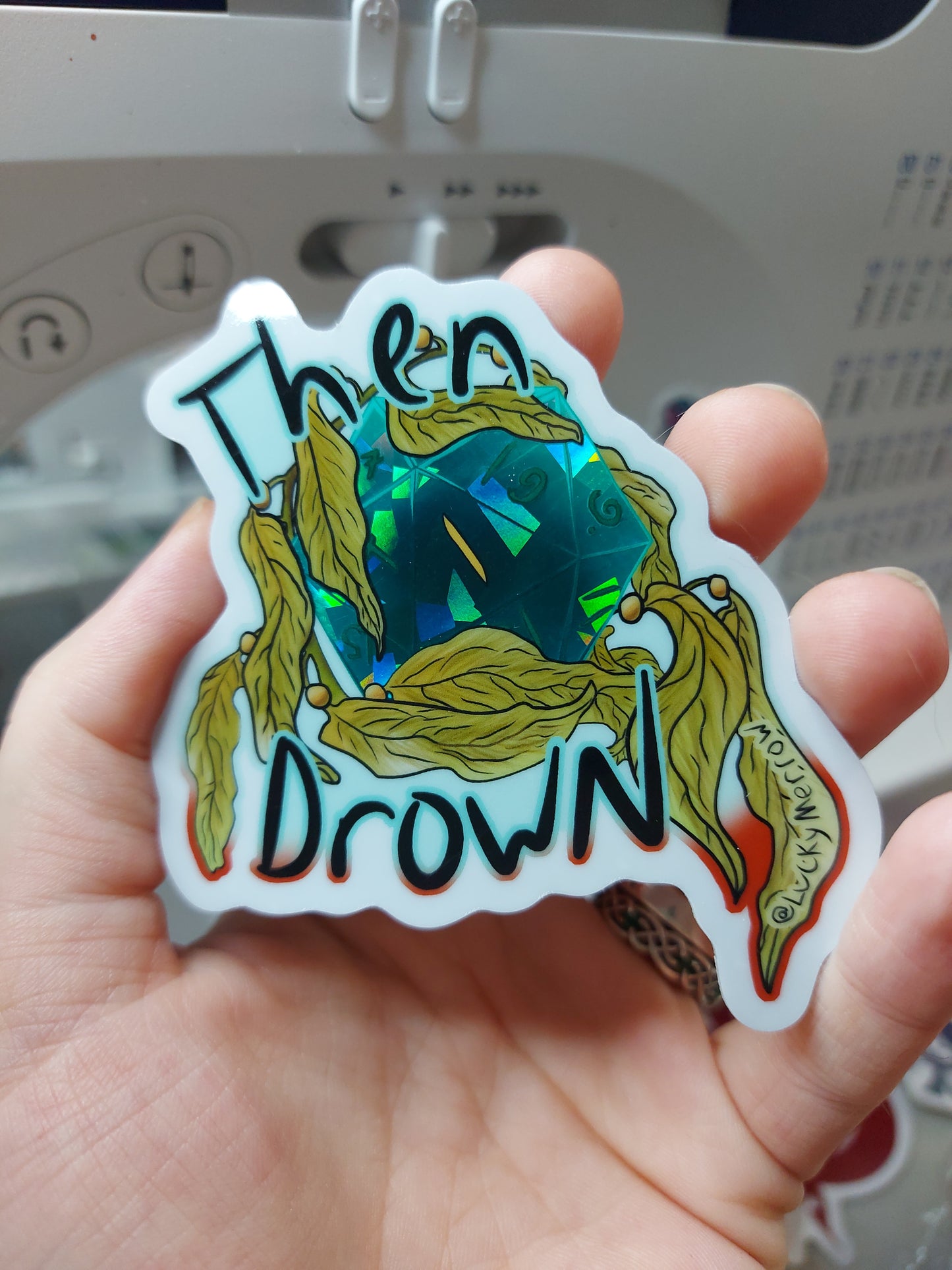 Drown Sticker